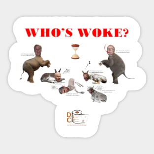 Who's Woke? Sticker